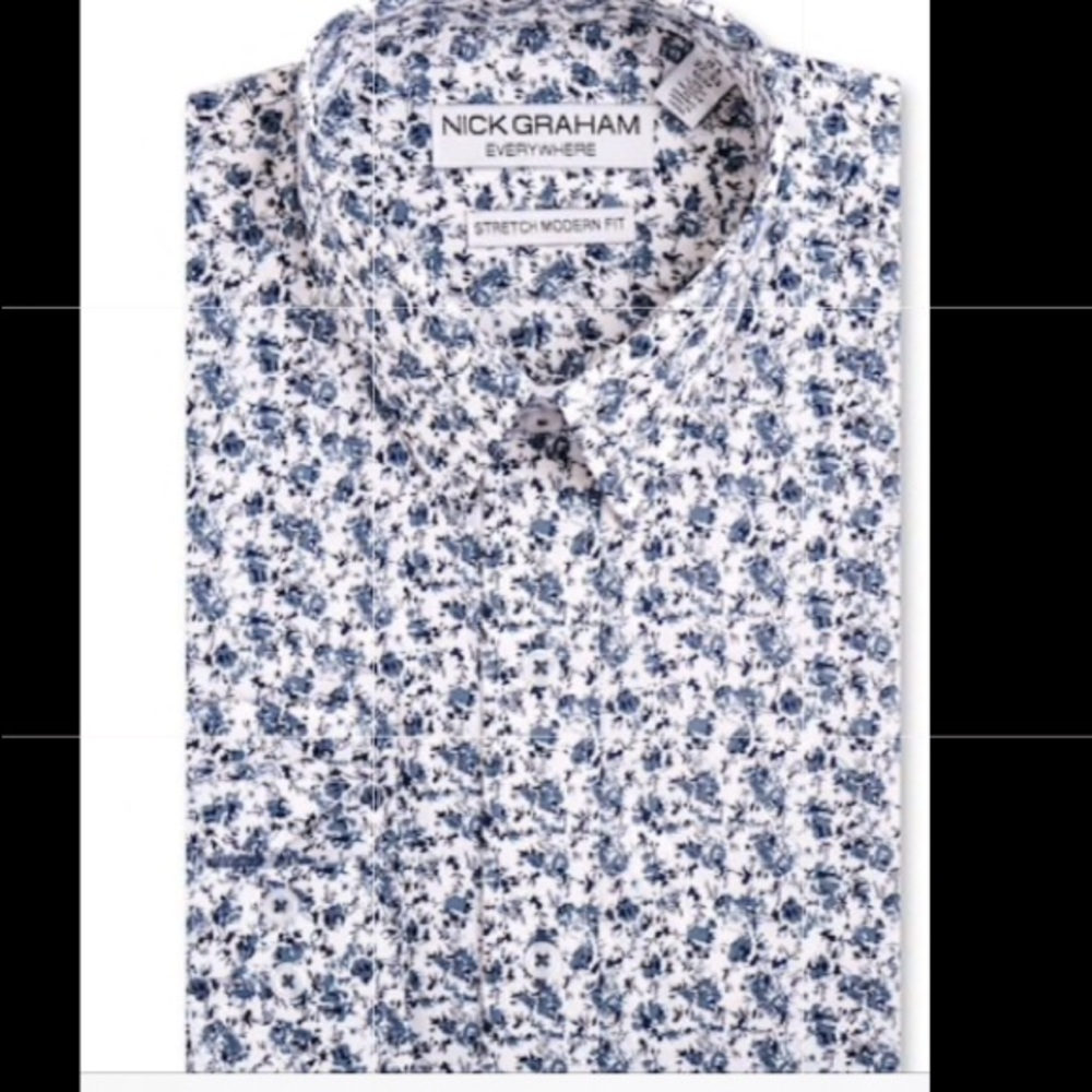 Nick Graham stretch Modern fit washable shirt